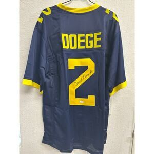 Jarret Doege #2 Signed Autographed West Virginia Football Jersey AUTO JSA COA